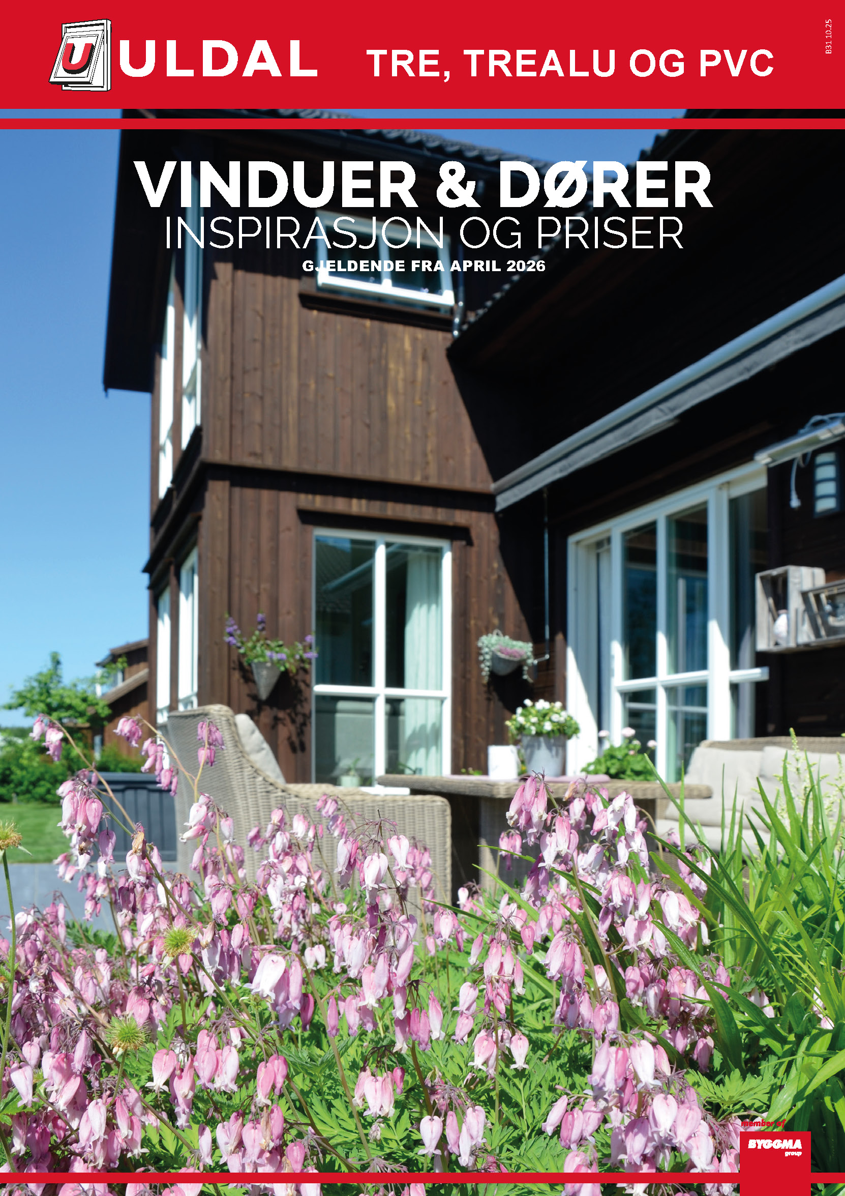 Prisliste vinduer og dører i tre og PVC