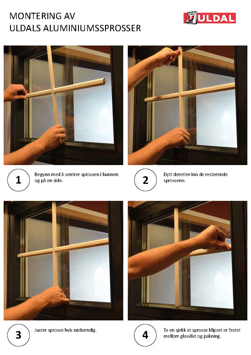 Monteringsanv. sprosser