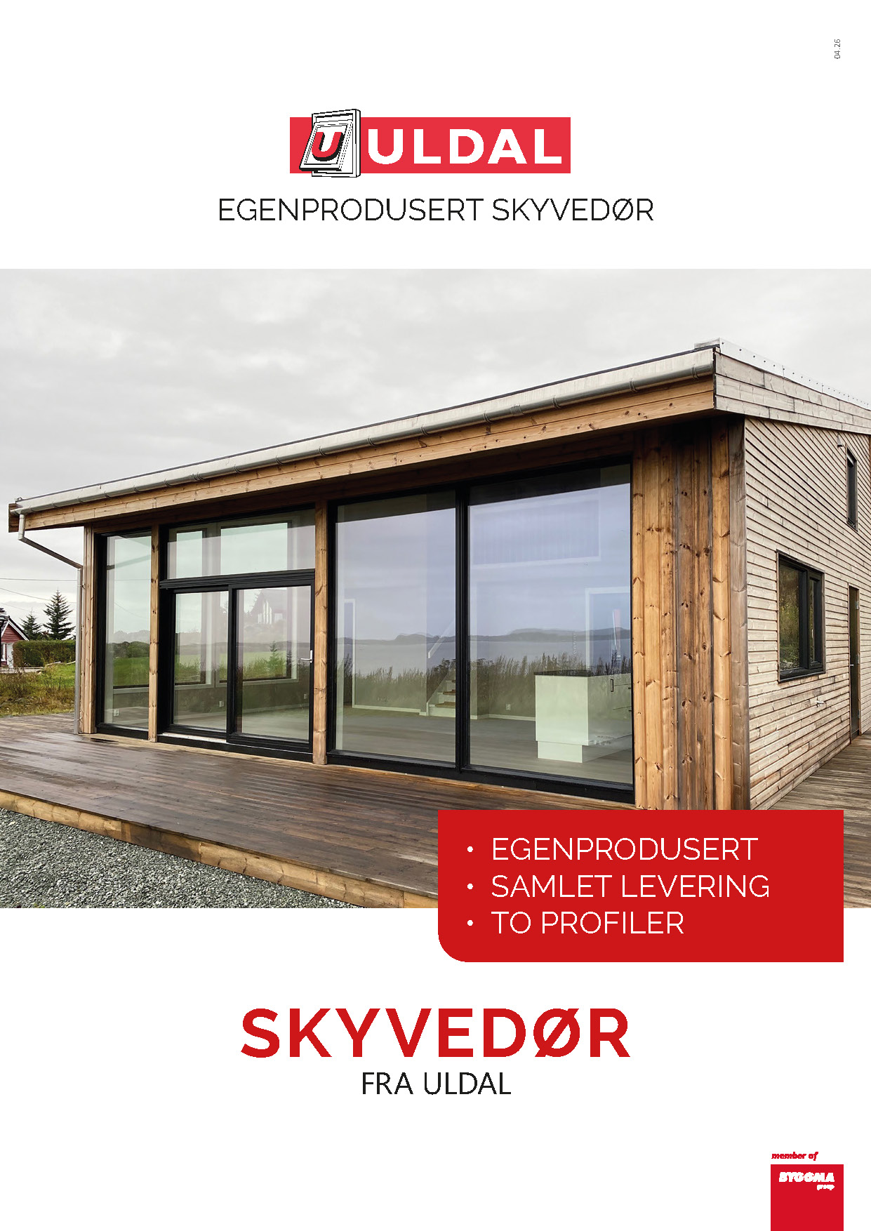 Uldal Skyvedør